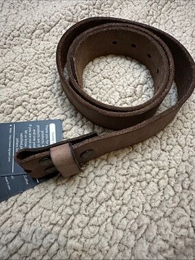 NPET Full Grain Snap On Belt Strap 38